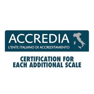 Certificato ACCREDIA (ogni scala aggiuntiva)